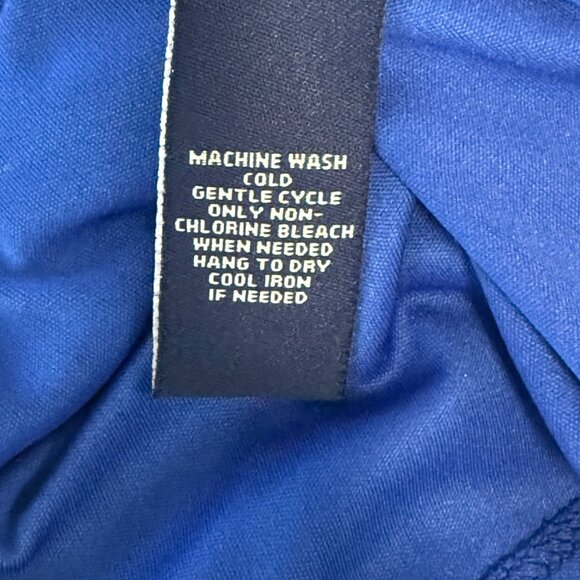 Lauren Ralph Lauren Womens Draped Sheath Dress Blue Size 8 Polyester Blend - Picture 7 of 7